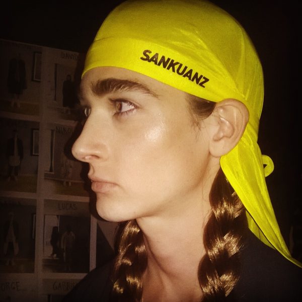 The look at Sankaunz SS16 LCM show - beautiful boys with fresh skin and masculine braids